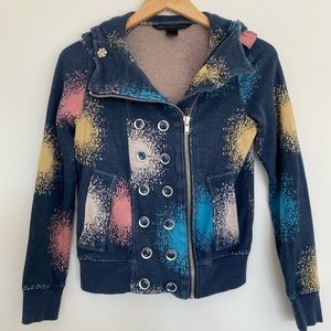 Marc by Marc Jacobs Spray Paint Hoodie *Seen on April in Parks and Rec episode